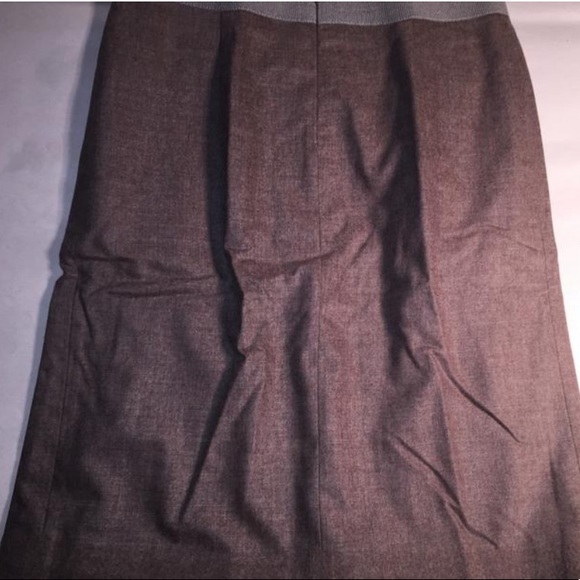 NWT auth FABIANA FILIPPI brown felted wool SKIRT - Picture 8 of 8